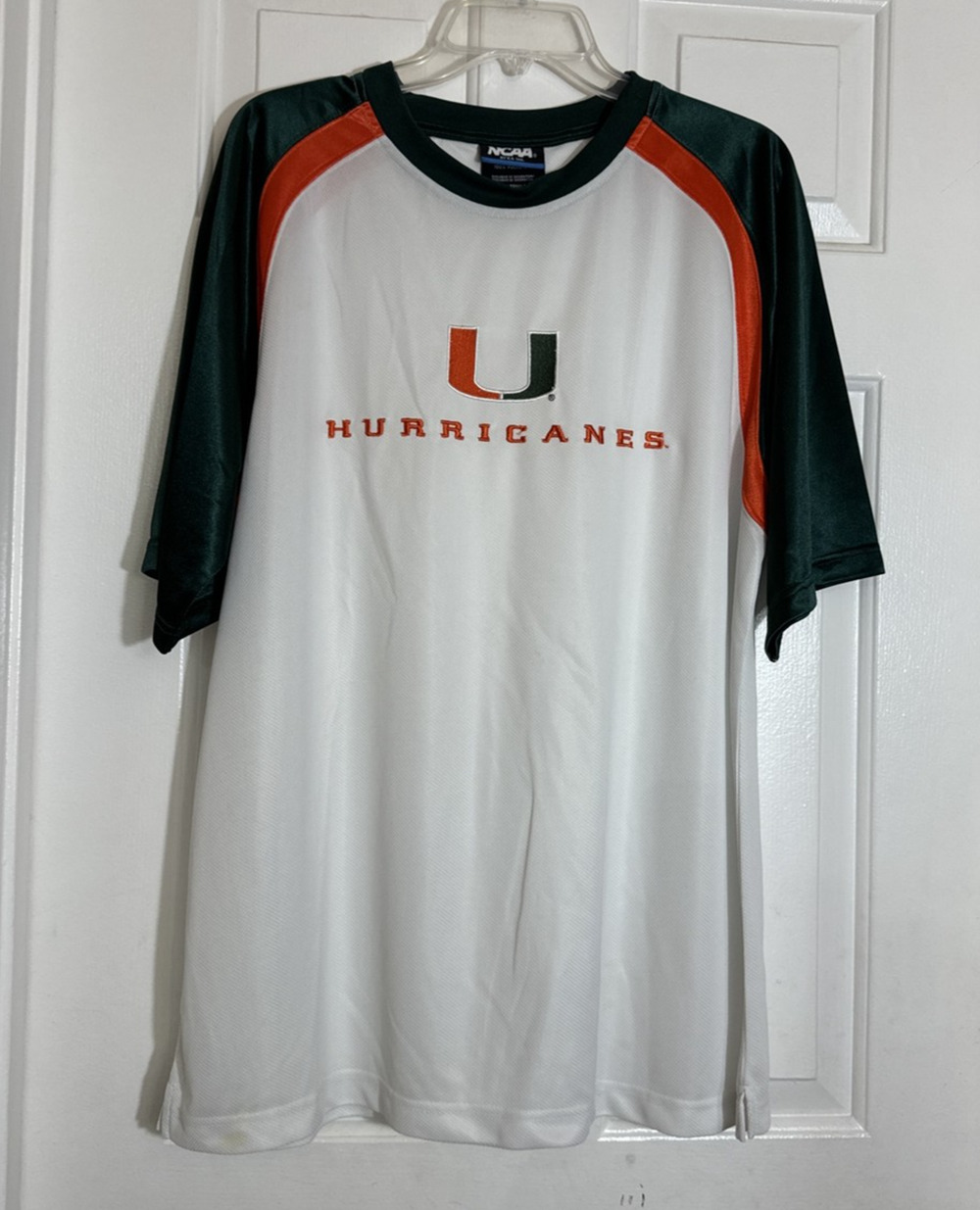 NCAA University of Miami Hurricanes Athletic Jersey Performance Top Adult XL